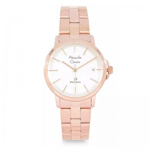 Alexandre Christie AC 1032 RoseGold White Steel LDBRGSL